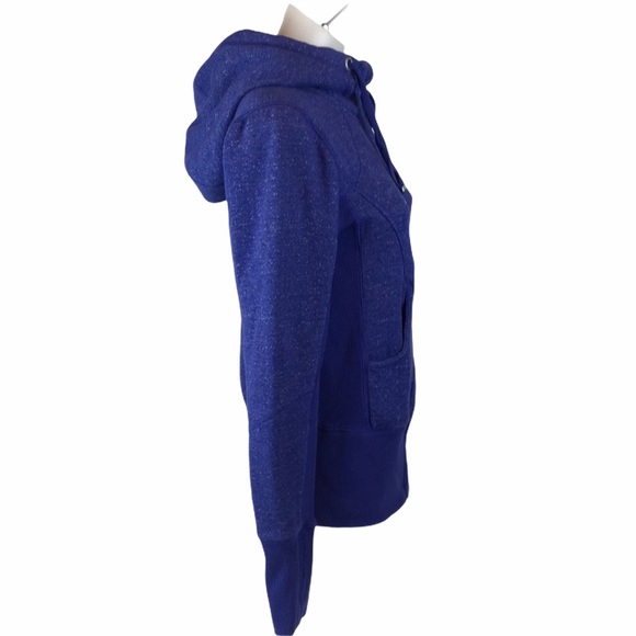 Zella Royal Blue Full Zip Nila Hoodie Pockets - Picture 4 of 8